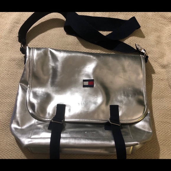 tommy hilfiger metallic bag